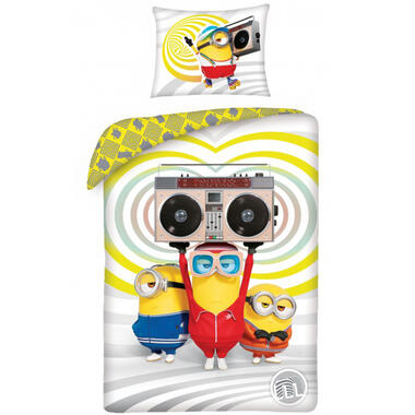 Minions Dekbedovertrek Boogie - Eenpersoons - 140 x 200 cm - Katoen product