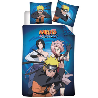 Naruto Dekbedovertrek, Ninja - Eenpersoons - 140 x 200 cm - Polyester product