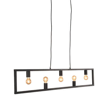 LABEL51 Hanglamp Quadrato - Zwart - 135x10x130 cm