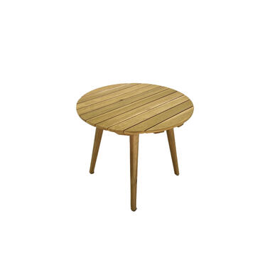 Sens-Line - Lissabon Sidetable Rond - Bruin - Acaciahout - 47x47x55cm product