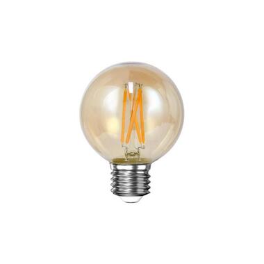 Hoyz Collection - Lichtbron LED [G60] Filament Bol Ø6 - Amberkleurig Glas product