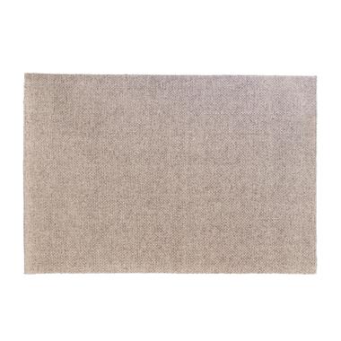 Vloerkleed Rechthoek - Taupe Wol - 160x230x2cm - Jisse product