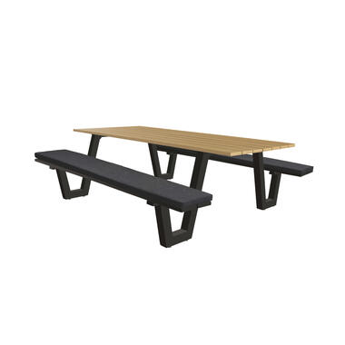 Sens-Line - Lorenzo Picknicktafel 220cm - Bruin - Aluminium product