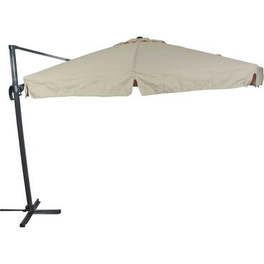 Les - Virgo zweefparasol met volant ecru 3.5 m product