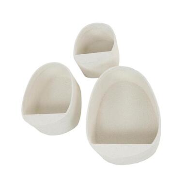 Hoyz Collection - Wandschap Set Stone Druppel - Marmer Composiet - Set van 3 product