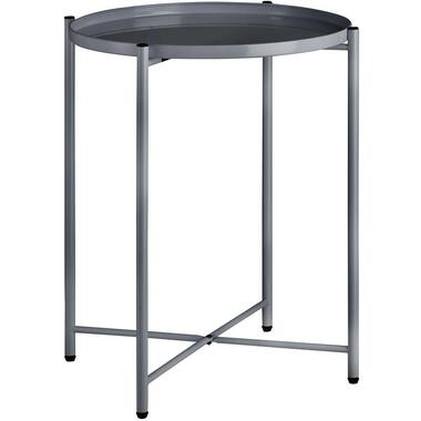 tectake Bijzettafel Chester 45,5x45,5x53cm, Donkergrijs product