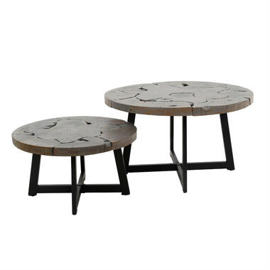 Fraaai - Tommy salontafel set van 2 - grijs product