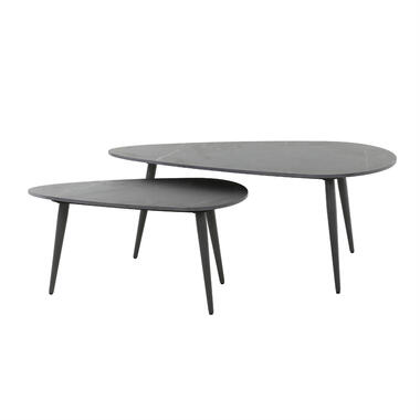 Fraaai - Timothy salontafel set van 2 - keramiek zwart product