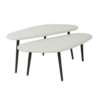 Fraaai - Josie salontafel set van 2 - marmer composiet product