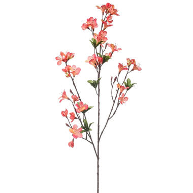 Emerald Kunstbloem Azalea bloesem - 90 cm - koraal roze product