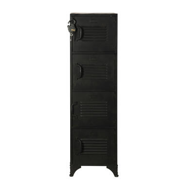 Rootsmann Locker Bulky 4 deuren - Zwart optie Slot - Metaal product