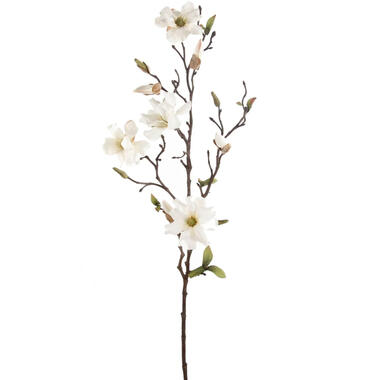 Emerald Kunstbloem Magnolia tak - 75 cm - creme product