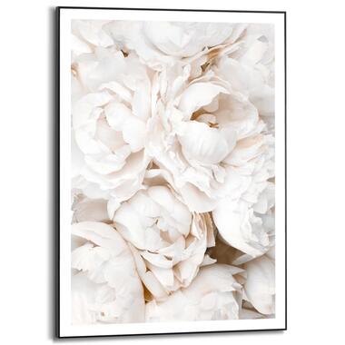 Schilderij Witte rozen - 70x50cm - Wit product