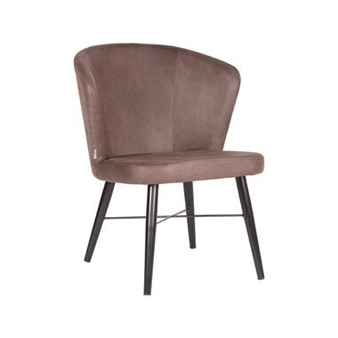 LABEL51 Fauteuil Wave - Truffel grijs - Microfiber product