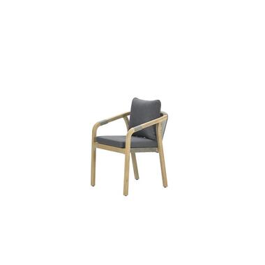 Garden Impressions Santos dining fauteuil - acaciahout-rope dark grey product
