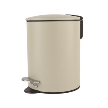 Nordix Pedaalemmer 3 Liter Badkamer Toilet Beige Metaal product