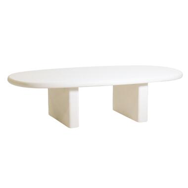 Salontafel - Ovaal 130cm - Beige Betonlook product