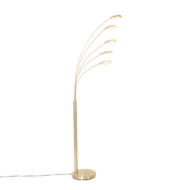 QAZQA vloerlamp Sixties goud/messing product