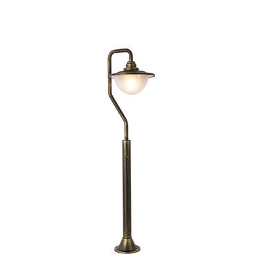 QAZQA staande buitenlamp Bruges goud/messing E27 product