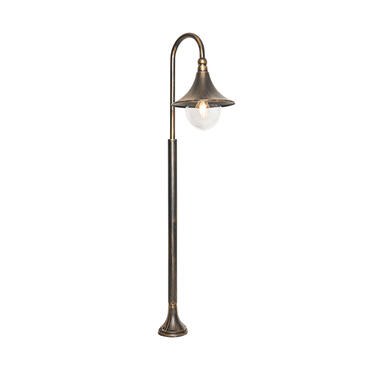 QAZQA staande buitenlamp Daphne goud/messing E27 product