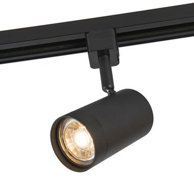 Qazqa railsysteem verlichting jeana zwart gu10 product