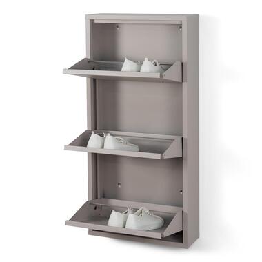 Redin Design Pippen industrieel schoenenkast 3 lade Taupe metaal 50x15x103 product