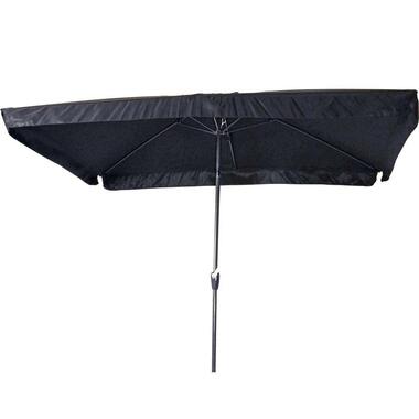 Les - Libra parasol met volant zwart 3x2 m product