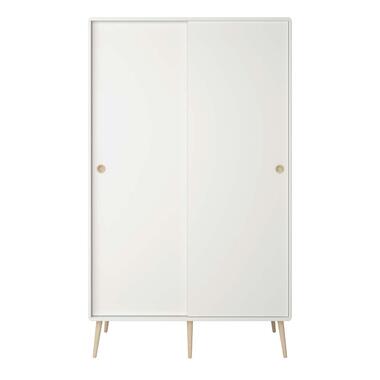 Hioshop kledingkast Softline - 2 schuifdeuren - wit product