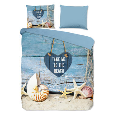 Pure Dekbedovertrek "strand/ zee" - Multi - (240x200/220 cm) - Microfiber product