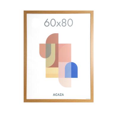 ACAZA Fotokader - Fotolijst van 60x80 cm - Warm Oak - MDF - Plexiglas product