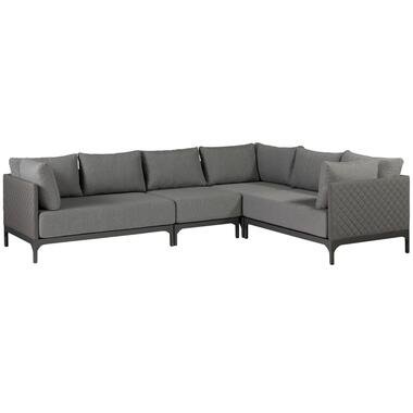 Exotan Loungeset Buiten Domino - Aluminium - Steengrijs - 88x300x225 product