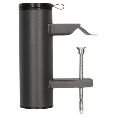 Gerimport parasolhouder voor op het balkon - metaal - antraciet product