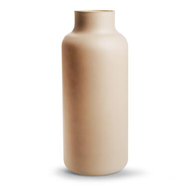 Jodeco Bloemenvaas Gigi - mat zand - eco glas - D14,5 x H35 cm product