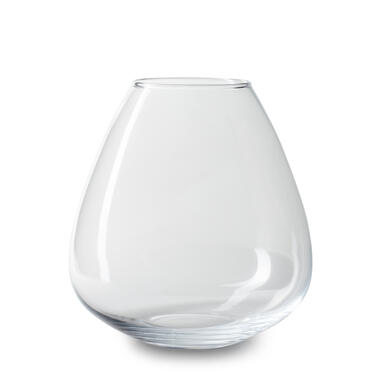 Jodeco Bloemenvaas Gabriel - helder transparant - glas - D22 x H23 cm product