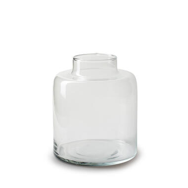 Jodeco Bloemenvaas Willem - helder transparant - glas - D19 x H17 cm product