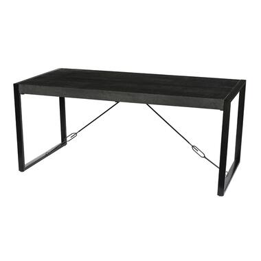 Eettafel Rechthoek 140cm - Zwart Mangohout - 2-4 personen - Norris product