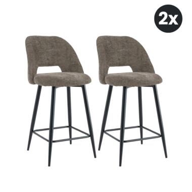 2x Barkruk Monta - Bruin (Set van 2) product