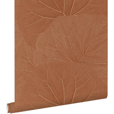 ESTAhome behang - bladeren - terracotta - 0.53 x 10.05 m - 139915 product