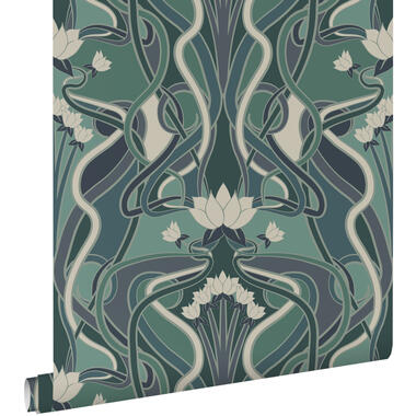 ESTAhome behang - vintage bloemen in art nouveau stijl product