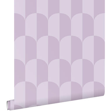 ESTAhome behang - art deco bogen - lila paars - 50 x 900 cm - 139987 product