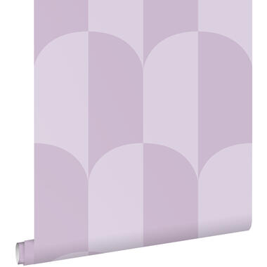 ESTAhome behang - art deco bogen - lila paars - 50 x 900 cm - 139993 product