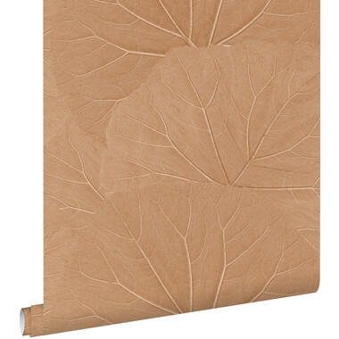 ESTAhome behang - bladeren - terracotta roze - 50 x 900 cm - 139916 product