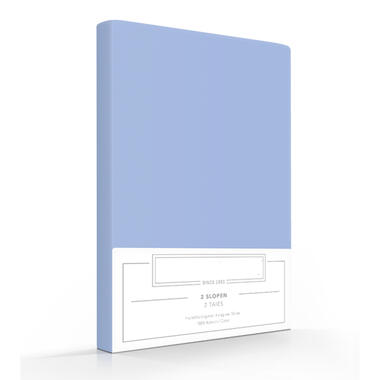 Zavelo Katoen Kussenslopen Basics Blauw (set van 2)-60 x 70 cm (standaard) product