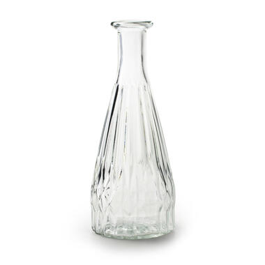 Jodeco Bloemenvaas Patty - helder transparant glas - D8,5 x H21 cm product