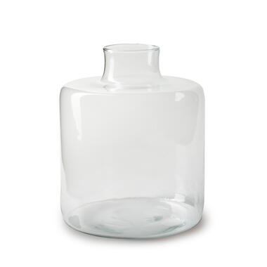 Jodeco Bloemenvaas - helder transparant - glas - D19 x H23 cm product