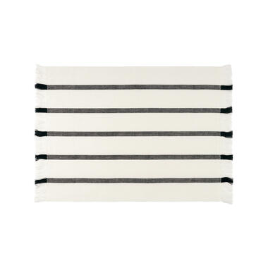 Mistral Home-4 Placemats-100%Katoen-Zwart wit product