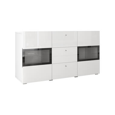 Meubella Dressoir Bolivar - Wit - 132 cm product