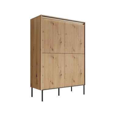 Meubella Dressoir Timoteo - Eiken - 98 cm - Hoog product