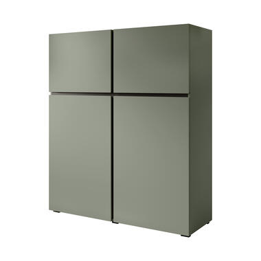 Meubella Dressoir Cainan - Groen - 119 cm - Hoog product