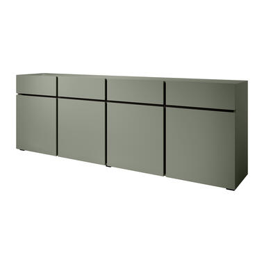 Meubella Dressoir Cainan - Groen - 225 cm product